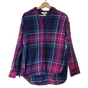 Old Navy | The Boyfriend Shirt Plaid Button Up